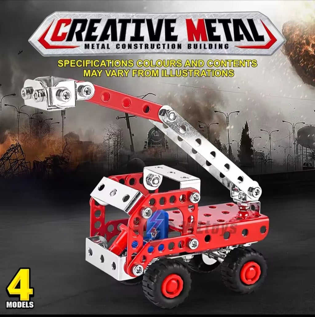 Stem Building Toys for Boys Age 8-12,Creative Sets Fire Trucks Series Model Kits