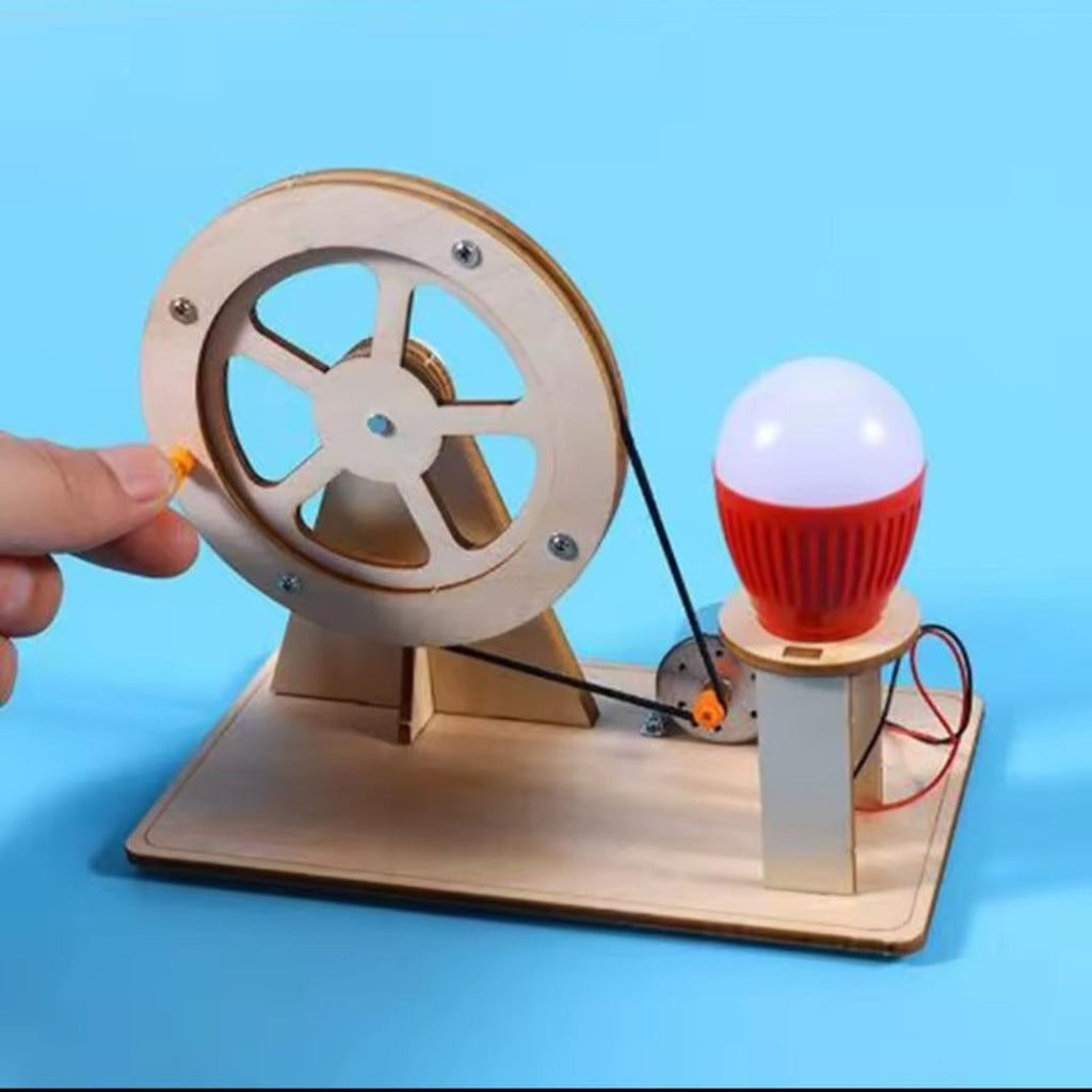 Handmade DIY tech mini-projects and small toys,Hand-cranked generator