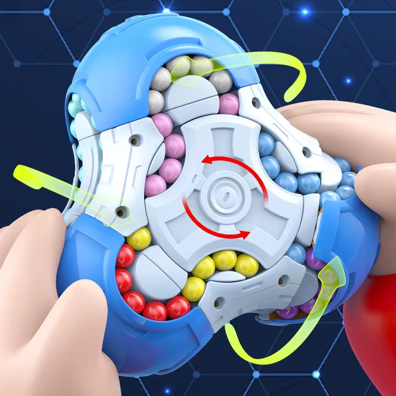 9-Sided Finger Rotation Gyro Antistress Toy – Educational Magic Disk for Kids