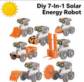 Diy 7-In-1 Solar Energy Robot Children's Toy-Educational STEM Building Kit