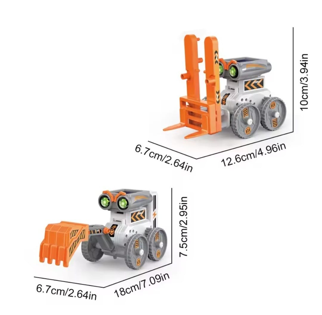 Diy 7-In-1 Solar Energy Robot Children's Toy-Educational STEM Building Kit