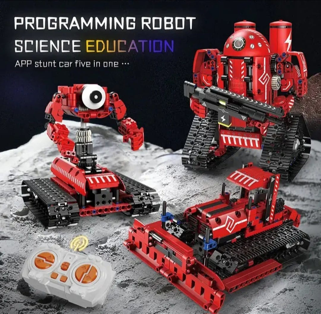 5-in-1 STEM Robot Building Kit – APP & Remote Control | 495 PCS (K96135)