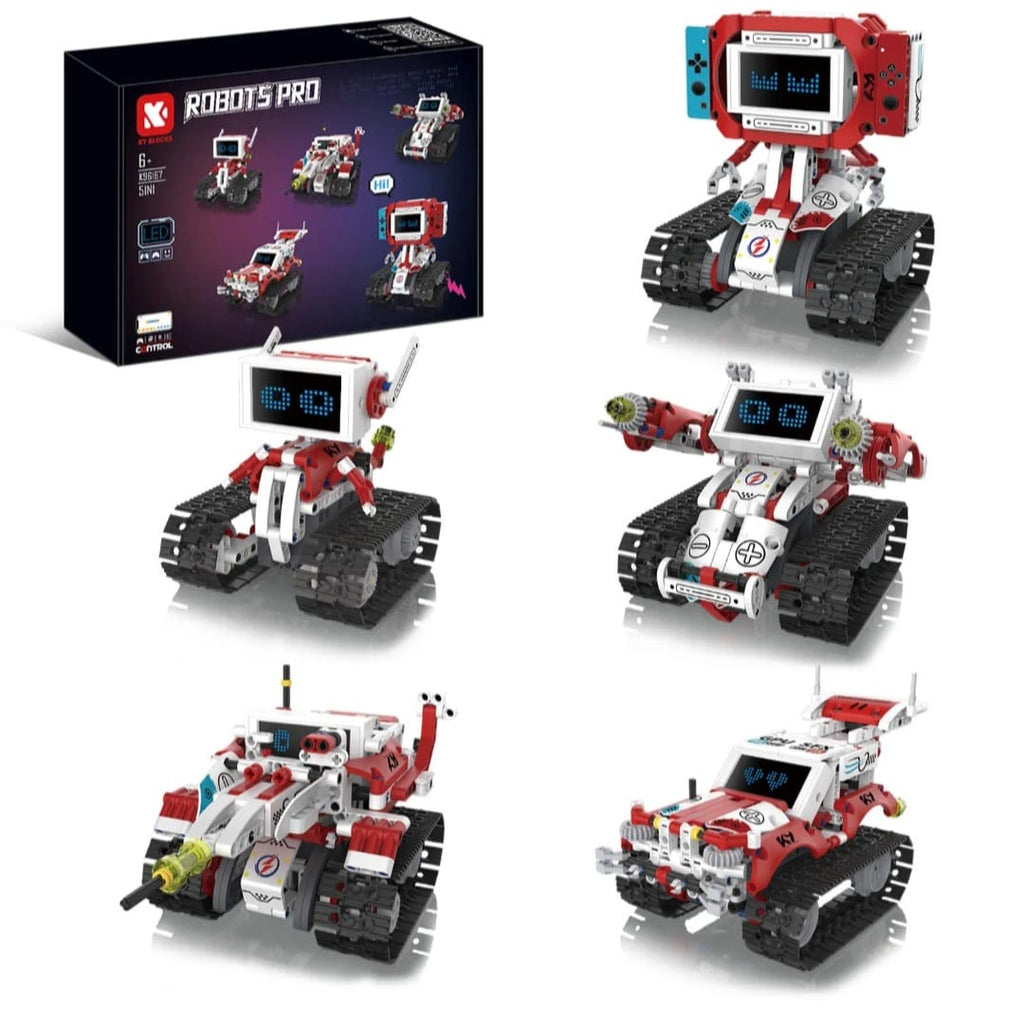 5-in-1 RC Programmable Robot Building Kit – 358 PCS (K96167)