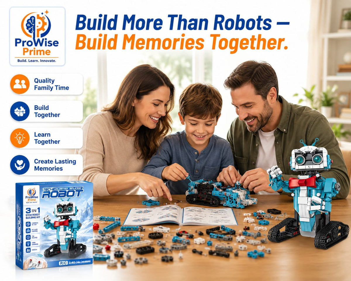 ProWise Prime 3-in-1 Robot Building STEM Kit – 726 PCS (025102)