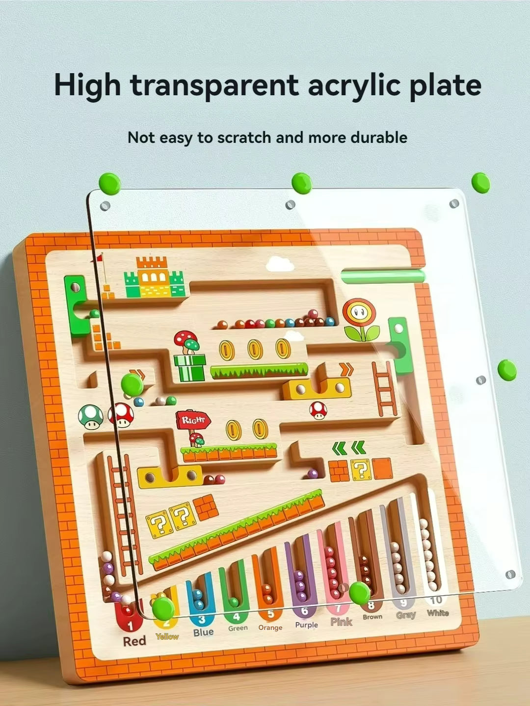 Children's Magnetic Maze Walking Ball Concentration Training Logic Educational