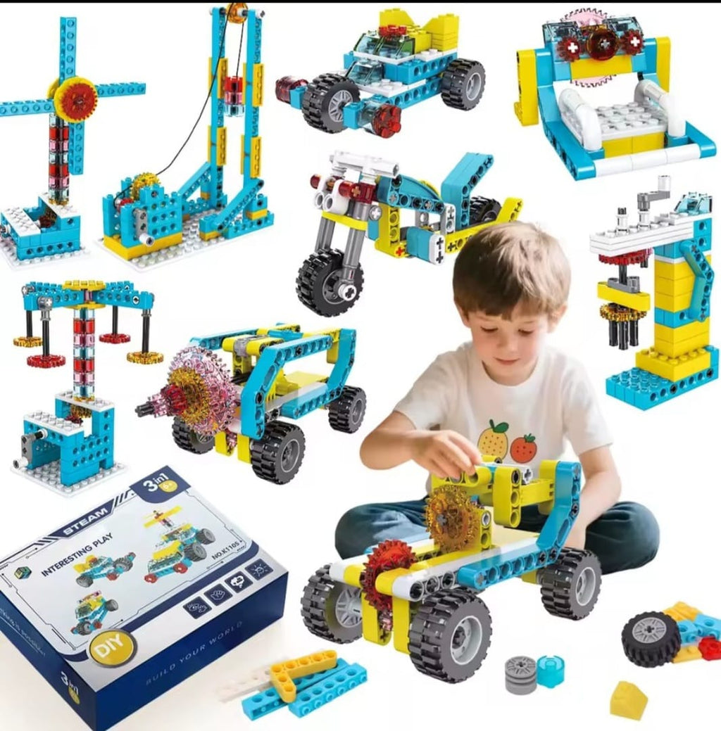 Simple Educational Building Blocks – STEM 3-in-1 (Drill Press) (Model K1108)
