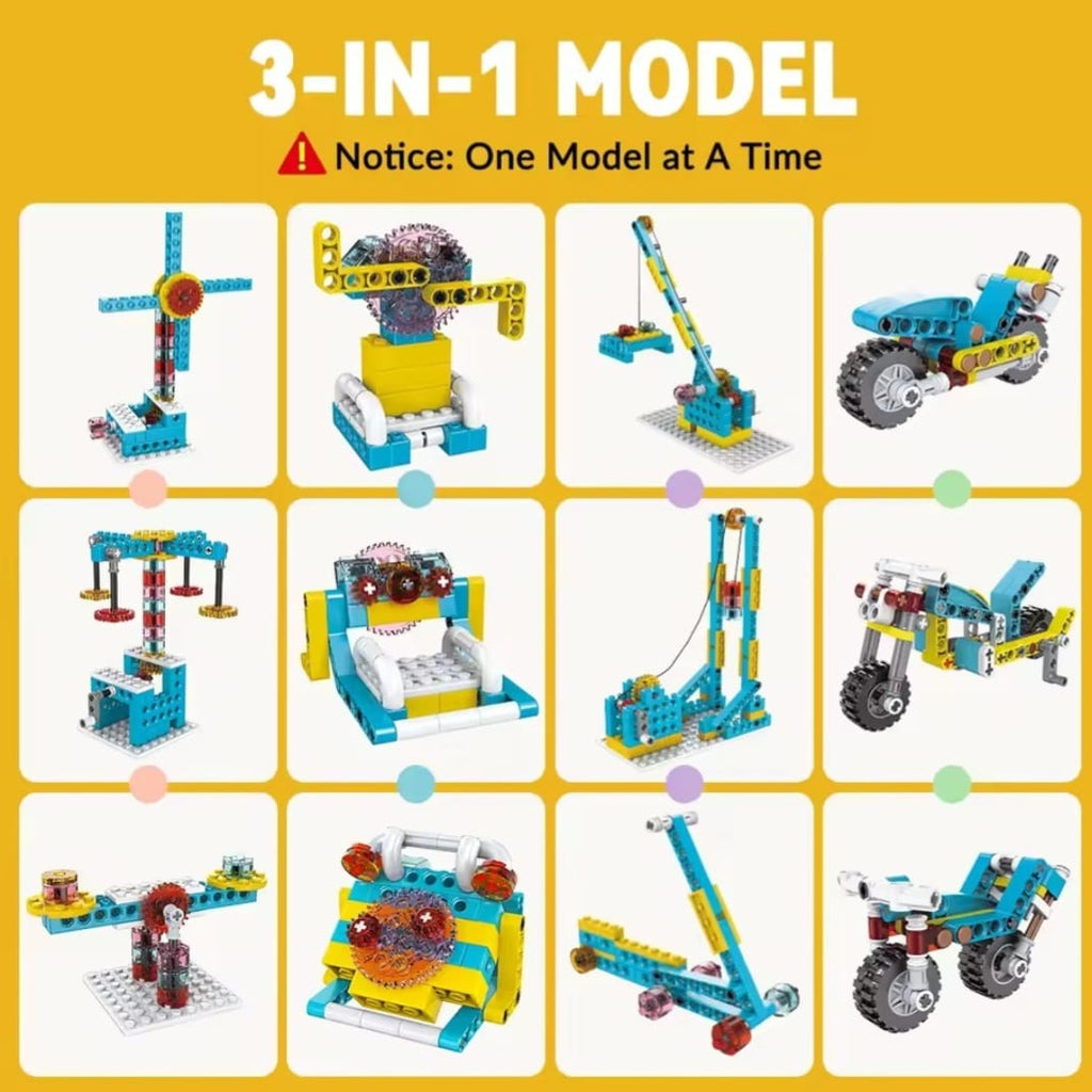 Simple Educational Building Blocks – STEM 3-in-1 (Drill Press) (Model K1108)
